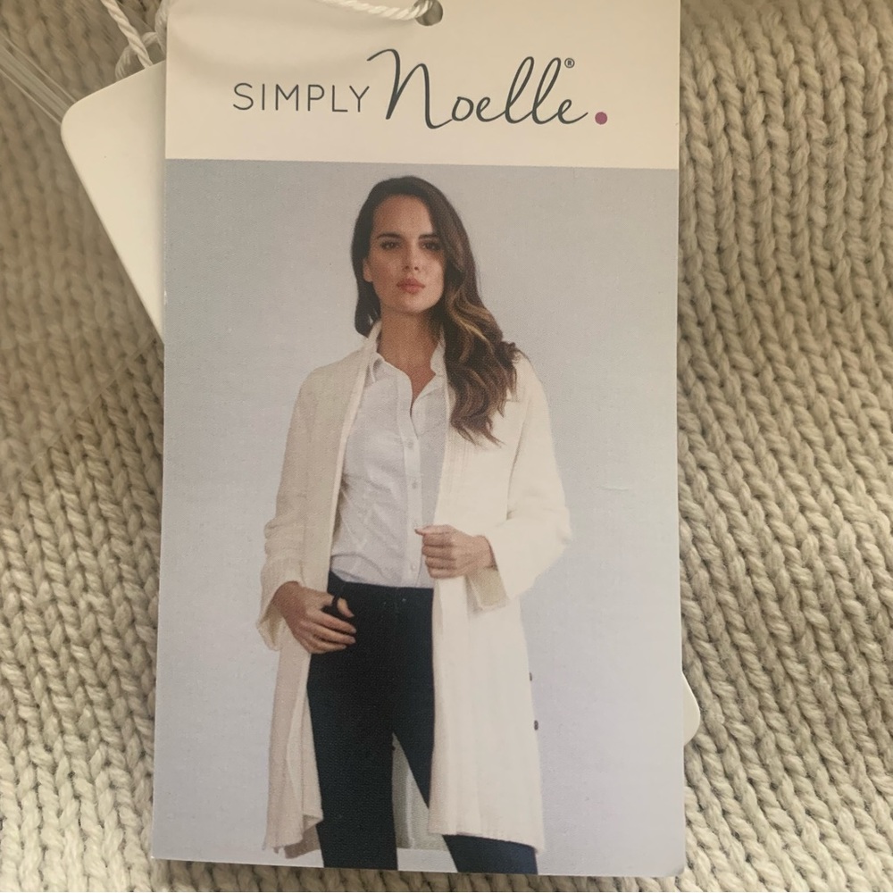 Noelle Long Sweater Jacket   Size L/XL  NWT